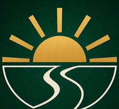 BrightPath sunrise and path mark